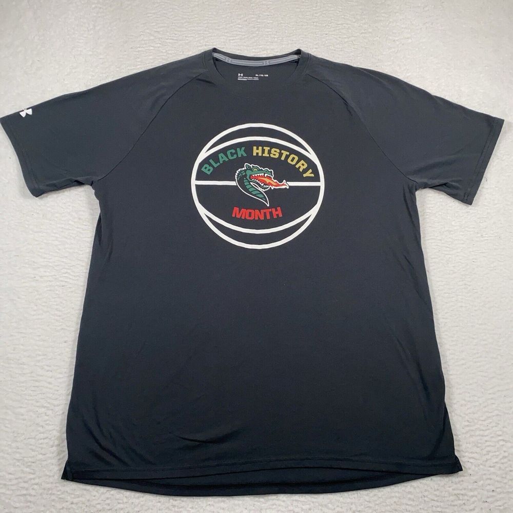 UAB Blazers Under Armour Shirt Men‎ XL Black History Month Basketball Loose Tee